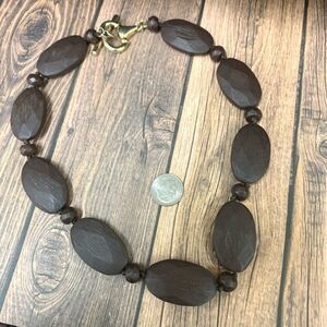 ‎Lauren Ralph Lauren Wood Bead Necklace